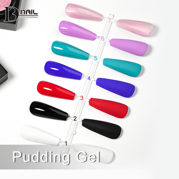 BD Pudding Gel Private Label Color Solid Gel Polish Kit 15ml Nail Art Salon Uv Oem Nail Polish Gel Set