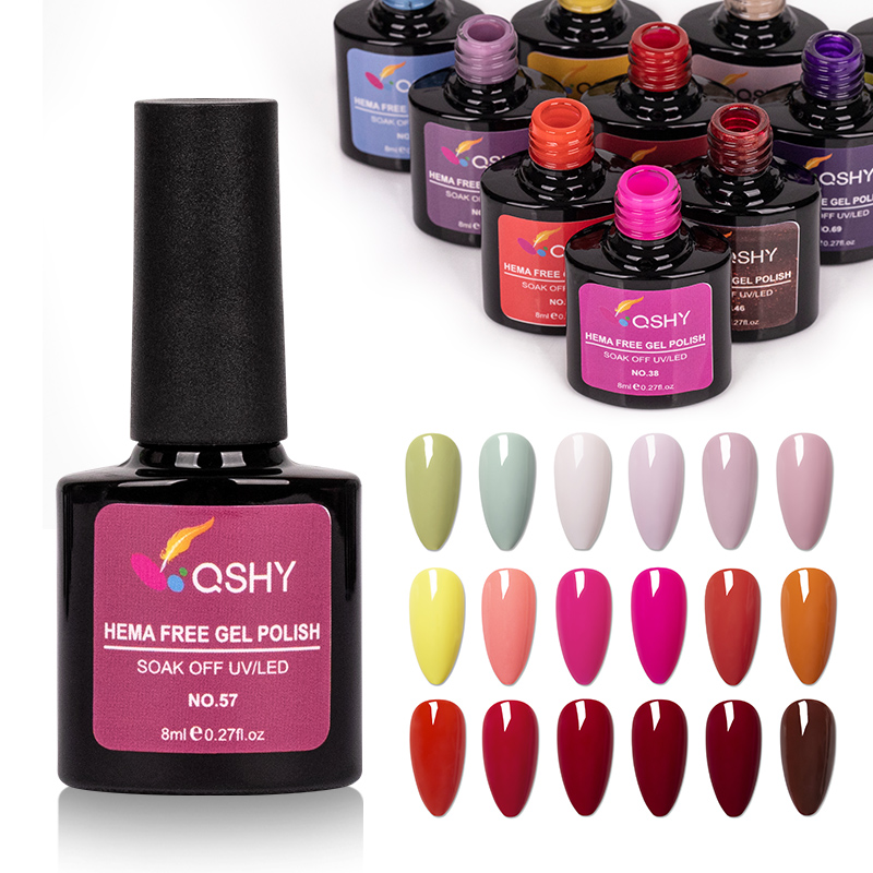 Tpo Hema Free Nail Gel Polish Private Label Gel Polish Set 150 Color Nail Products Salon Cosmetic Uv Gel Custom logo Nail Polish