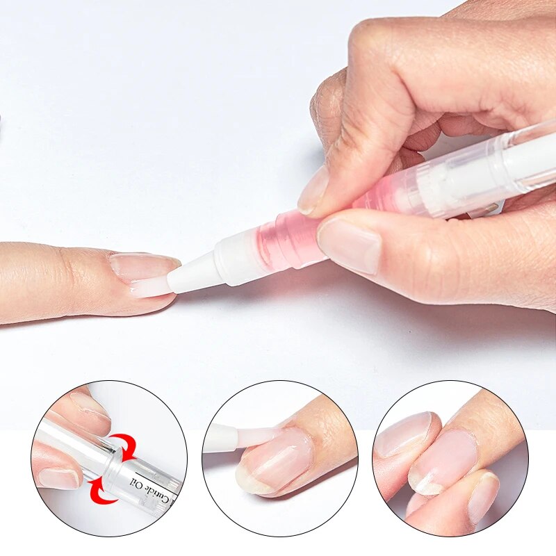 Cuticle Oil Pen Nail Nourishing Oil Pencil Liquid Finger Edge Oil Anti Barb Repair Damage Nourish Manicure Nail Care Product