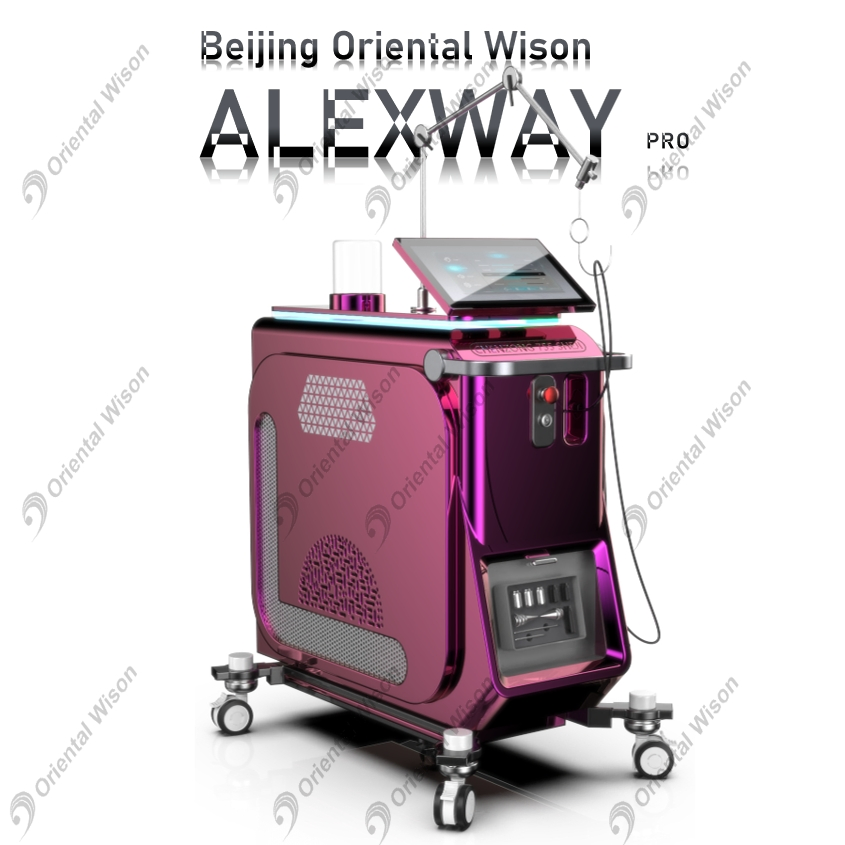 Cryogen Cooling Hair Removal 755nm Alexandrite Laser 1064nm Long Pulse Laser Nail Fungus Treatment for Salon Use