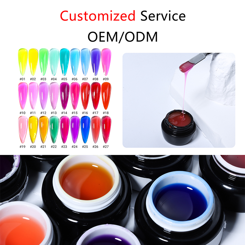 KINNCO Tpo Hema Free Nail Extension Gel 15g 1kg Nude Color Buildering Uv Gel Polish OEM Private Label Gel Builder For Nail Salon