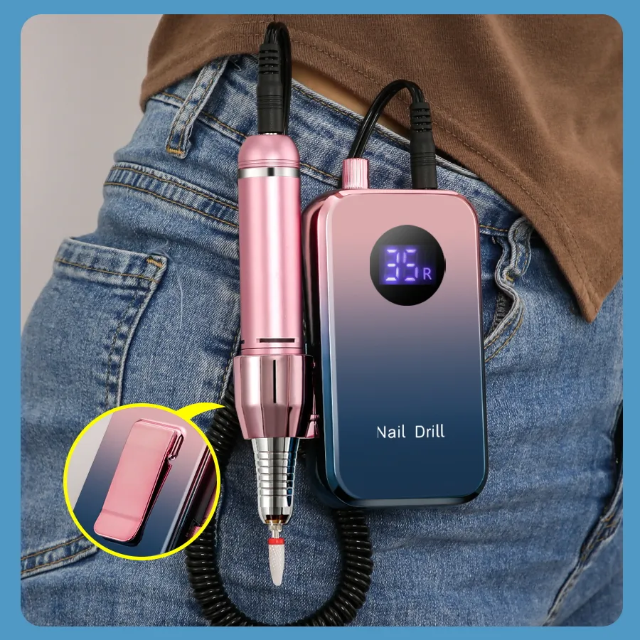 Nail Drill Silent Dead Skin Remover Polisher for Salon Grade Manicures