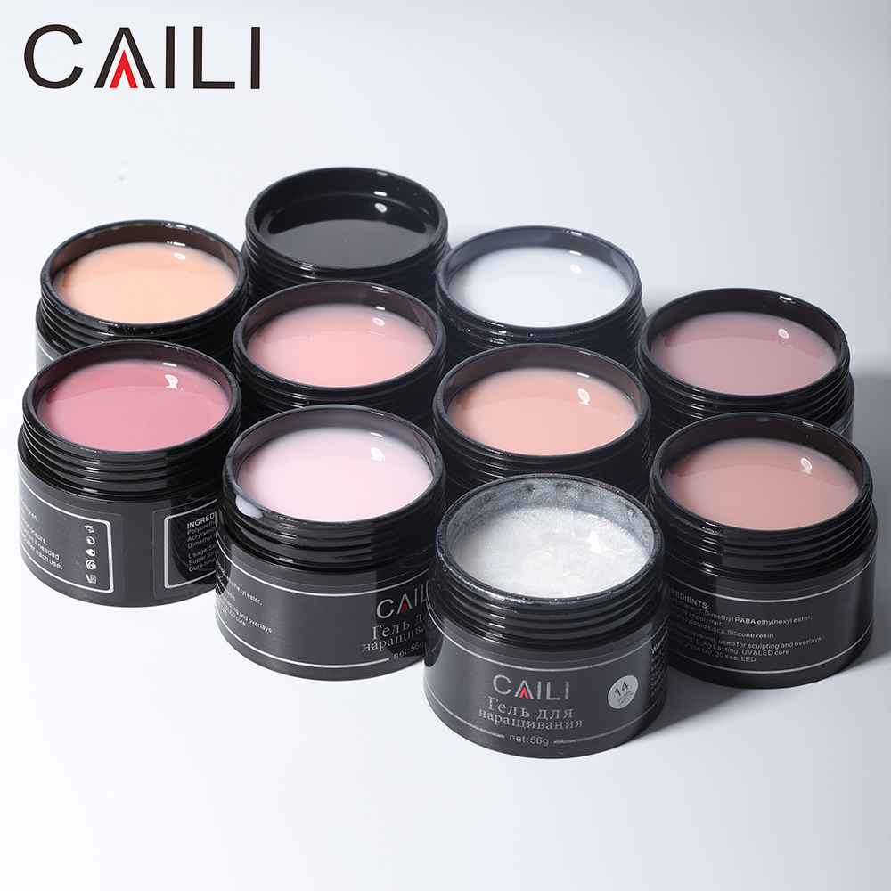 Professional Private Label Nails Beauty Gel Polish 11 Colors 50G Nail Extensions Gel