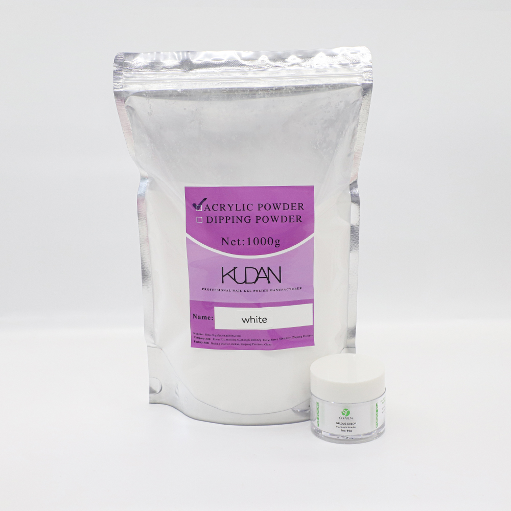 Gel Nail Polish Manufacturer 1KG Nude pink White Nail Acrylic Powder Professional Nail Extension Generator Acrylic Powder