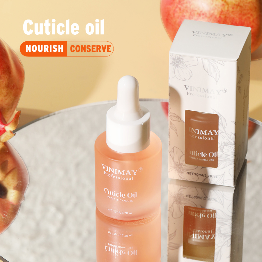 Vinimay Nail Oil Cuticle Peach Guava and Avocado Three Scents Nail Care Nutrition Cuticle Oil Gift Custom Cuticle Oil Bottle
