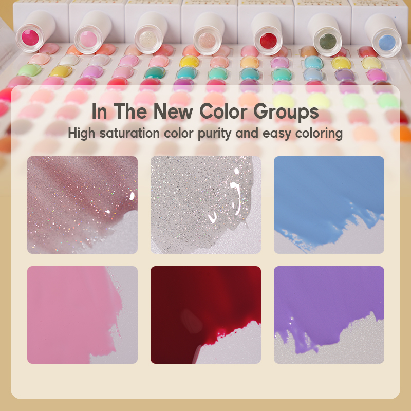 2024 R S Nail Factory Create Your Own Brand 3 Step UV Gel 216 ColorsGermany Nail Polish Hema Free 15Ml Nail Art Pure Color Gel