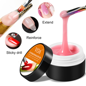 Aosmei Semi-permanent Hema Free Private Label Logo pink Hard Gel UV/LED Gel for Buildering Extension Nail Gel Supplies