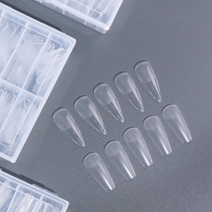 Professional Nail Supplies with Customized Logo Multi-Shape Fast Nail Extension Softgel Tips Short Design Thick Matte