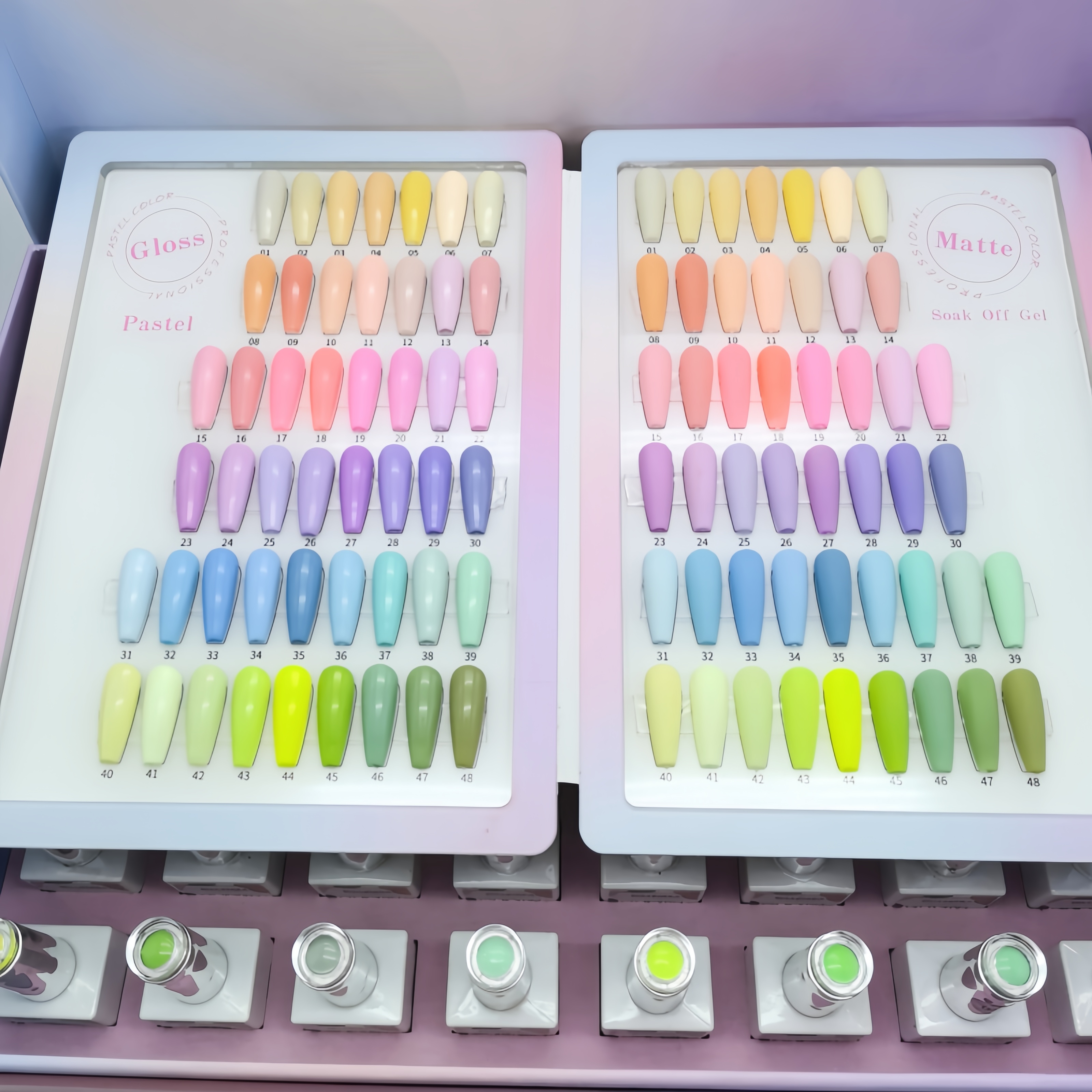 Gel Polish Color Display 8