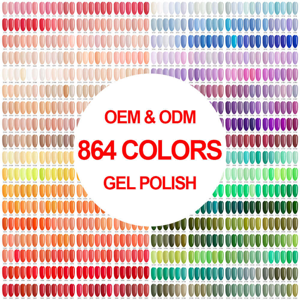 Nail Polish Color Display 1
