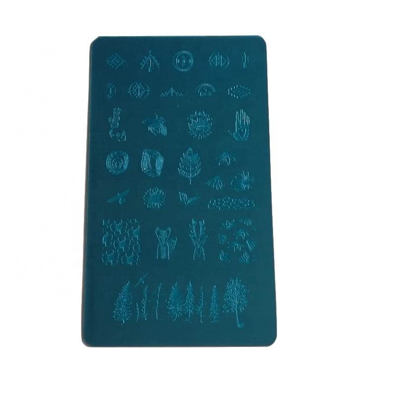 Custom Nail Art Stamp Stamping Image Plate Stainless Steel Template