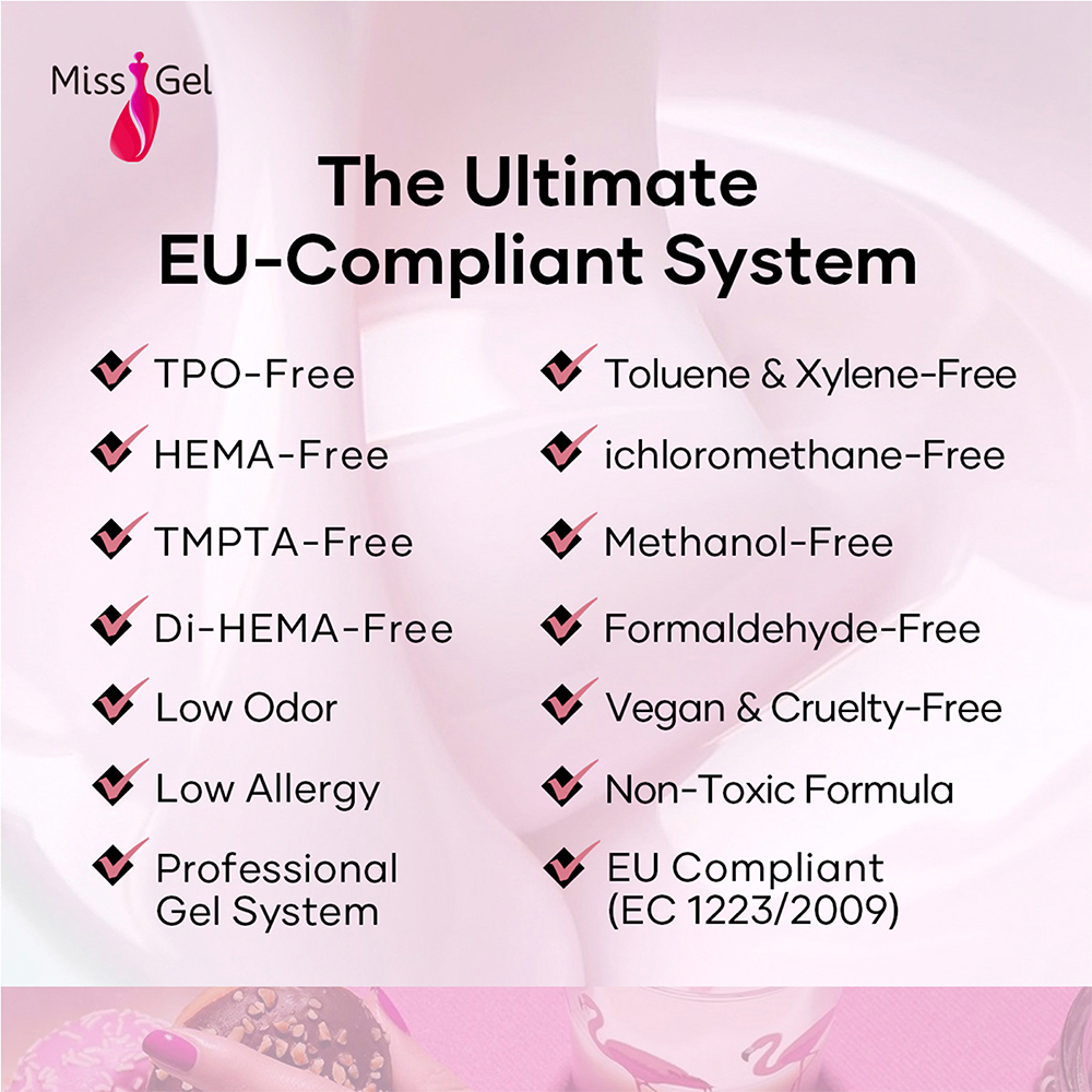 Missgel New HEMA TPO Free OEM 3000 Colors UV Gel Polish 15ml Potted Cat Eye Gel Custom Private Label TPO Free UV Nail Gel Polish