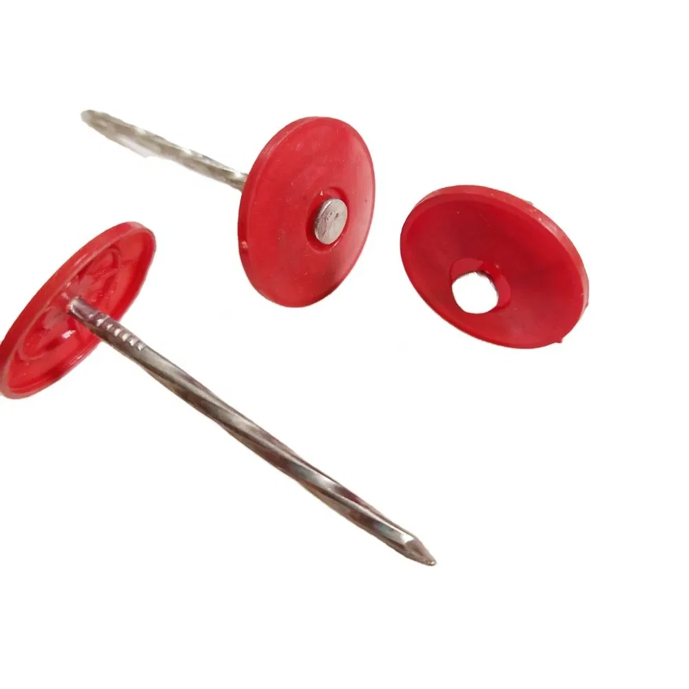 Hot Selling Ts M1/4"-20 Threaded Steel Pin Shooting Nails with Plastic Flute Thread Cap Powder Actuated Concrete Stapler Gun Box