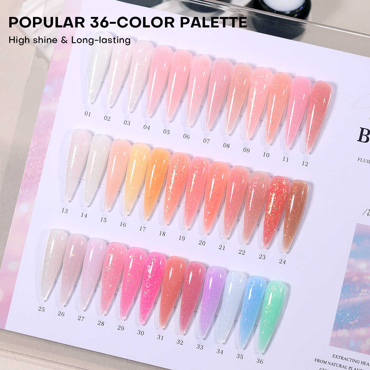 Custom Brand Hema Free And TPO Free UV Gel Nail Builder Kit Wholesale Acrylic Nails Supplies