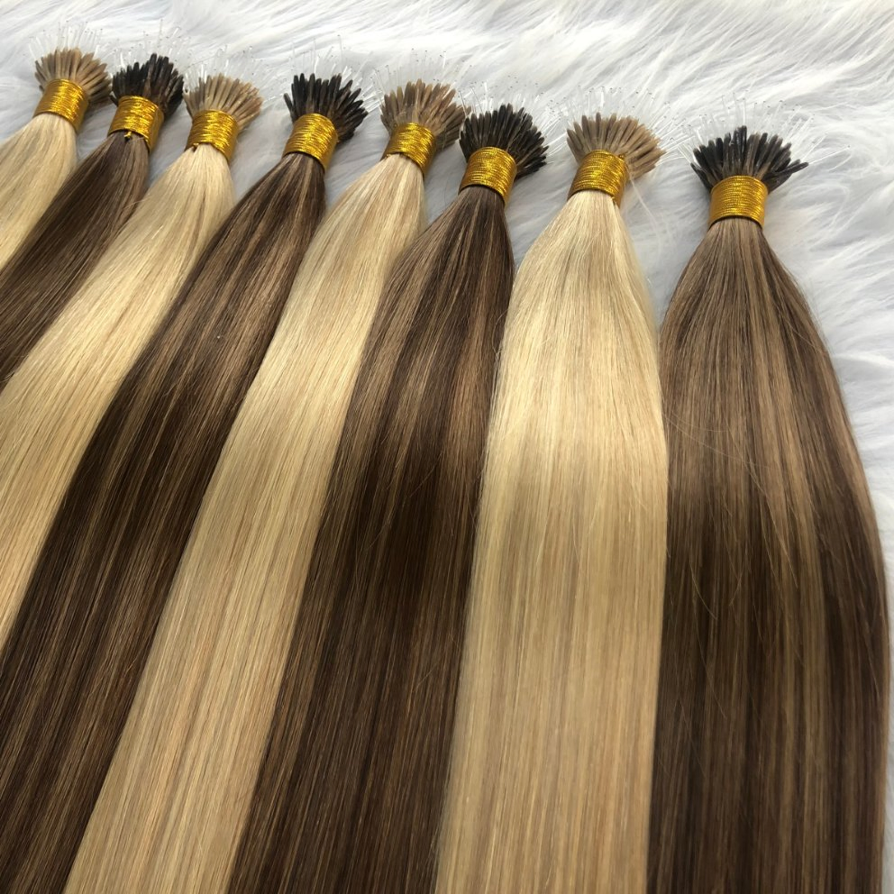 Customizable Non-Tangled Plastic Nano Hair Tip Human Hair Products From China