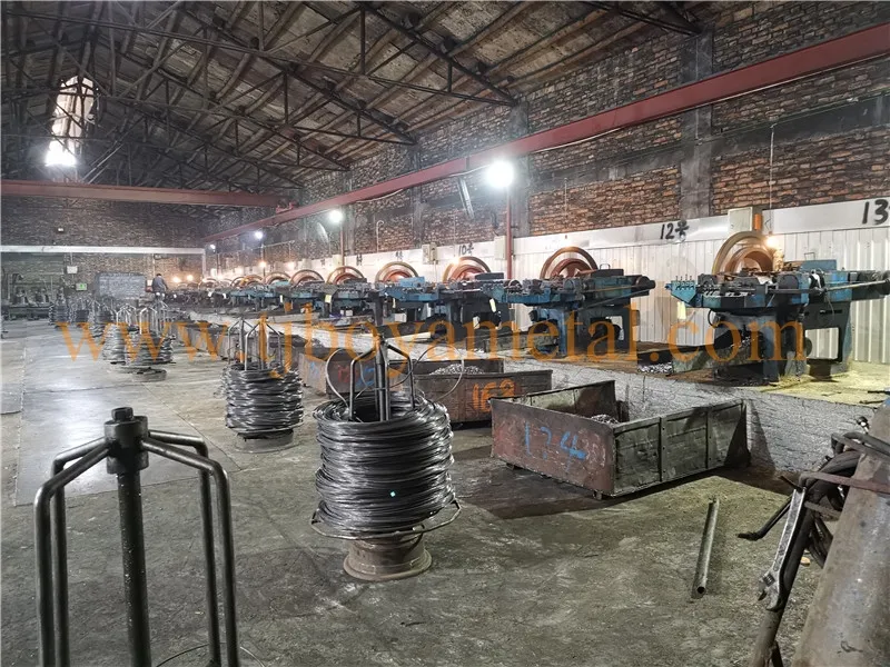 Raw wire drawing process