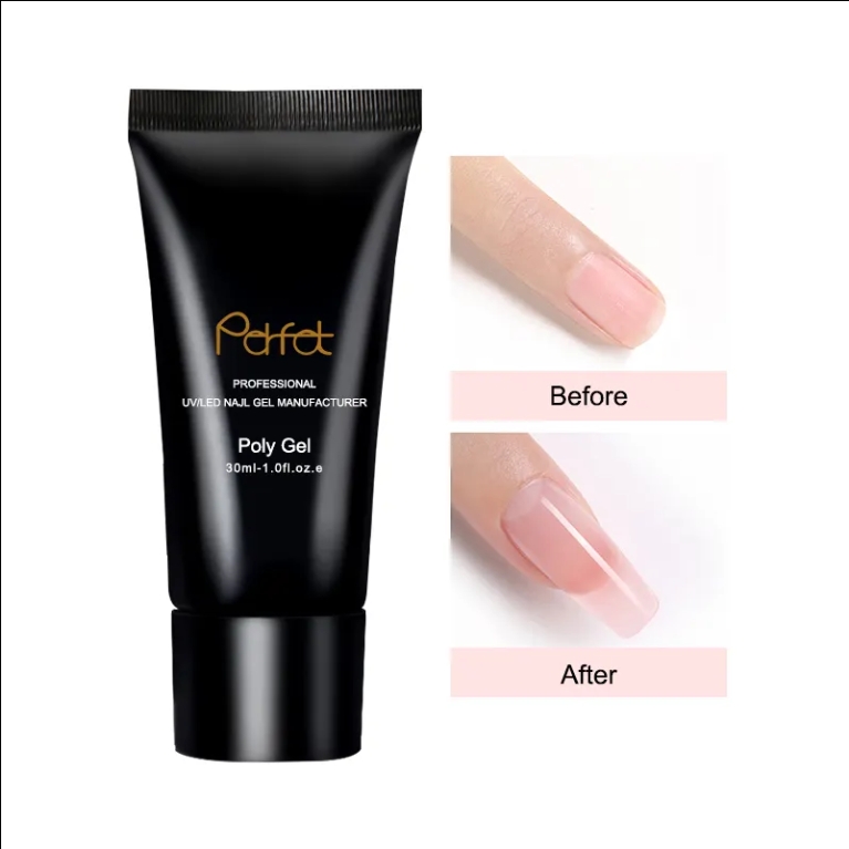 Gel Nail Products Nails Extensions UV/LED Soak off MSDS HEMA FREE Nail Polish Non Toxic Poly in Tube Gel Polish
