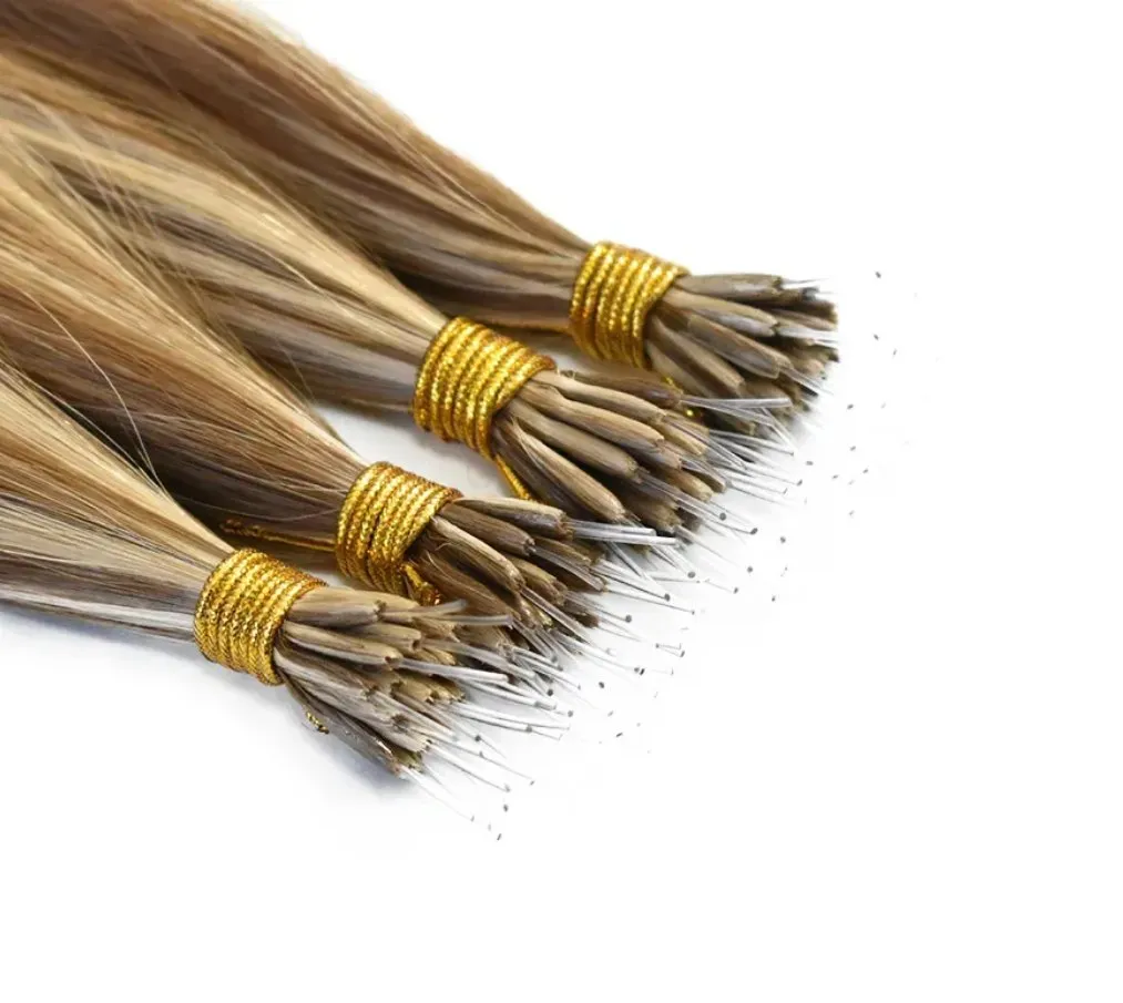 Customizable Non-Tangled Plastic Nano Hair Tip Human Hair Products