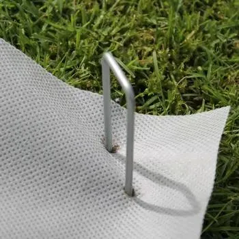 Best Quality Garden Powder Coated U-Shaped Curved Grass Cloth Nails SOD Staple Garden Turf Nails for Artificial Grass