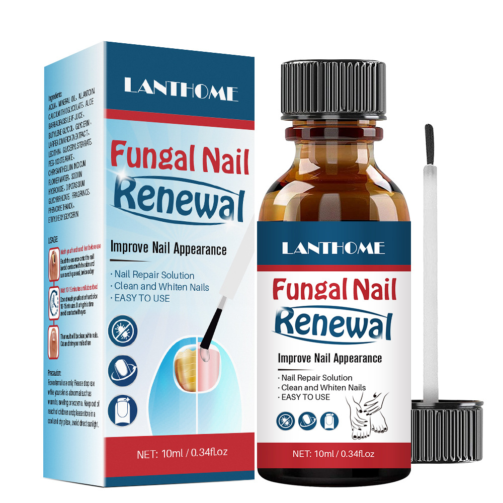 LANTHOME Natural Nail Repair Liquid Gentle Care Anti Fungal Nail