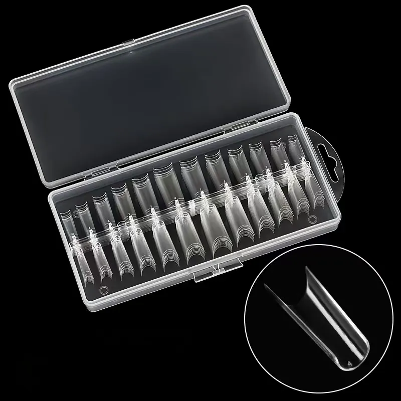 High Quality Transparent Non-Marking Pointed Drop-Shaped Ultra-Thin Nail Art