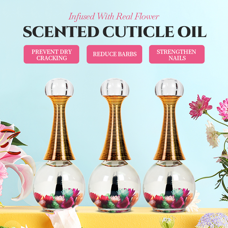 Nail Oil Cuticle Private Label Nail Flowers 3d Cuticle Custom logo Revitalizer Oil Nail Oil Cuticle Remover