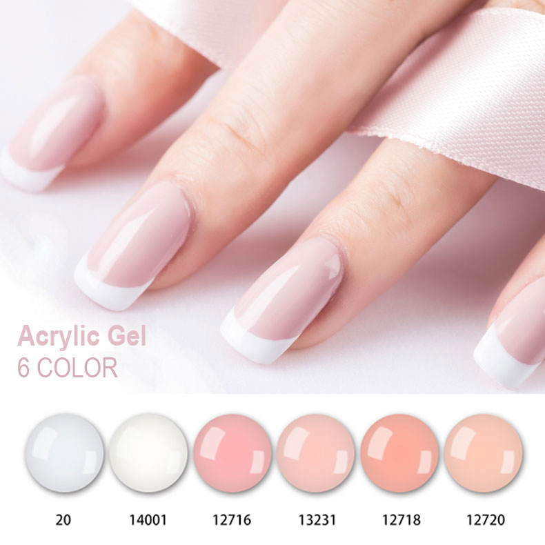 Free Sample Professional Private Label Soak Off Led Uv Nail Acrylic Gel Poly Gel Nail Polish For Nail Extension