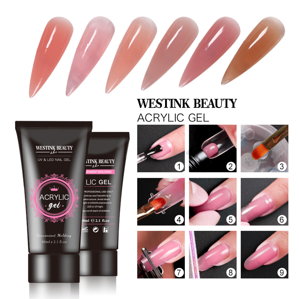 Nails Supplies 28 Colors Professional Nail Supplies Hard Jelly Poly Nail Extension Acrylic Gel