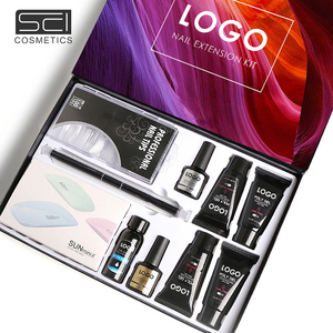 Chinese Salon Professional Poly Extension Gel Nail Kit for Woman and Girls
