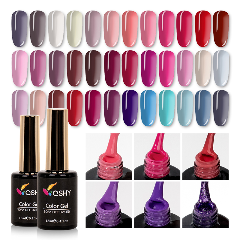 Professional Salon Nail Art Kit High Quality 12-Color Gel Nail Polish Set Permanent Magnetic Organizer for Nail Beauty