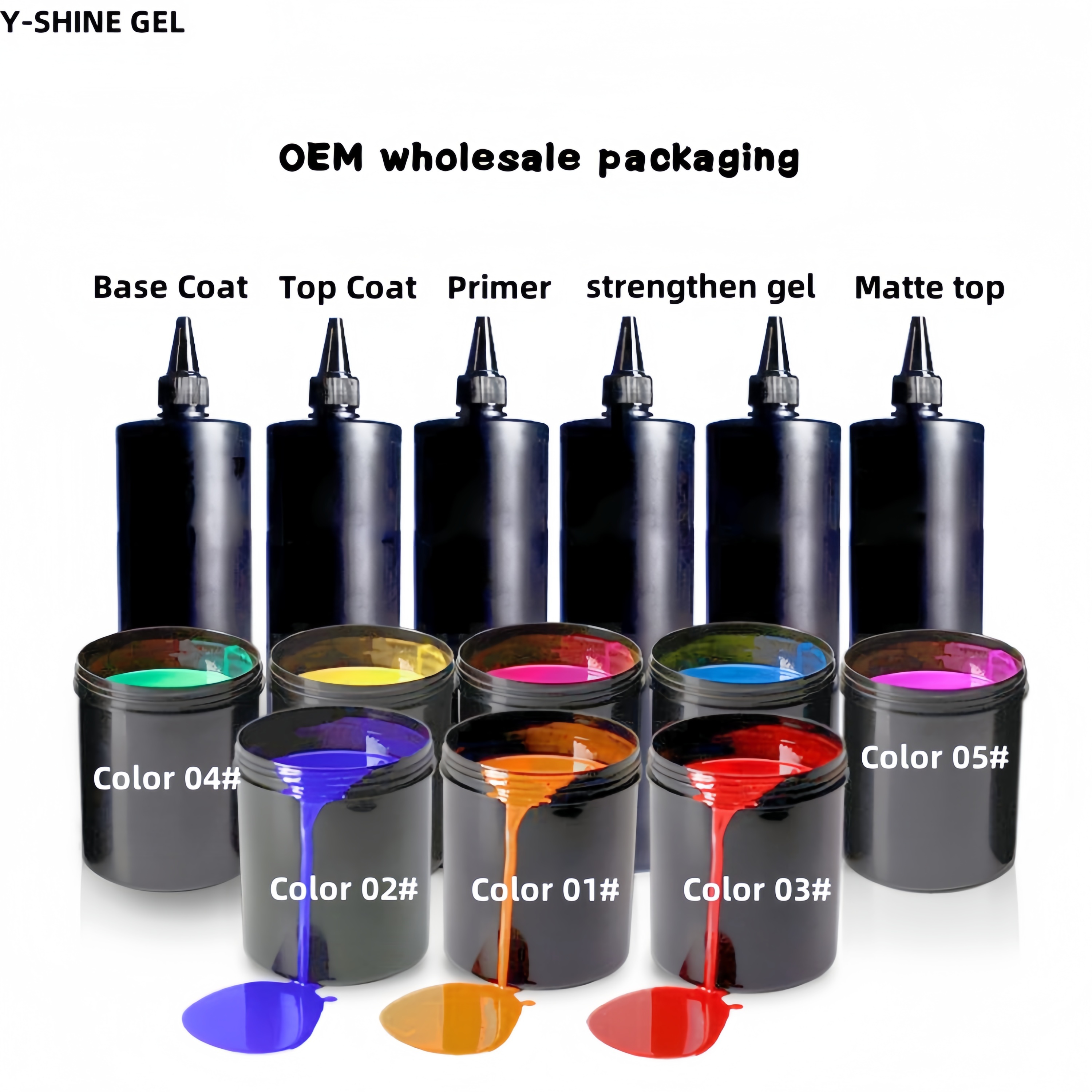 Professional Nail Gel Polishes Wholesale Nail Products Global Fashion Colors Nail Polish UV Gel