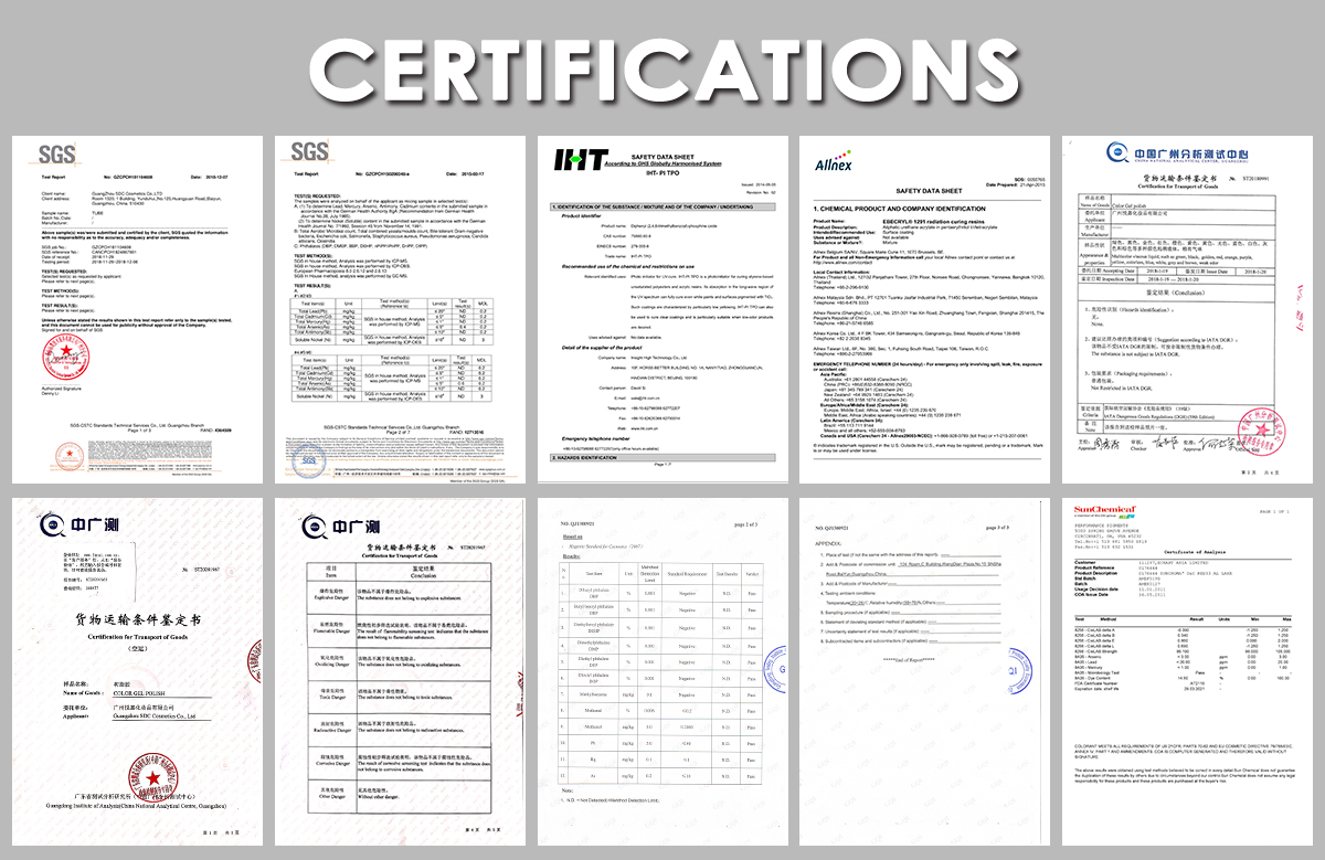 Quality Certificates