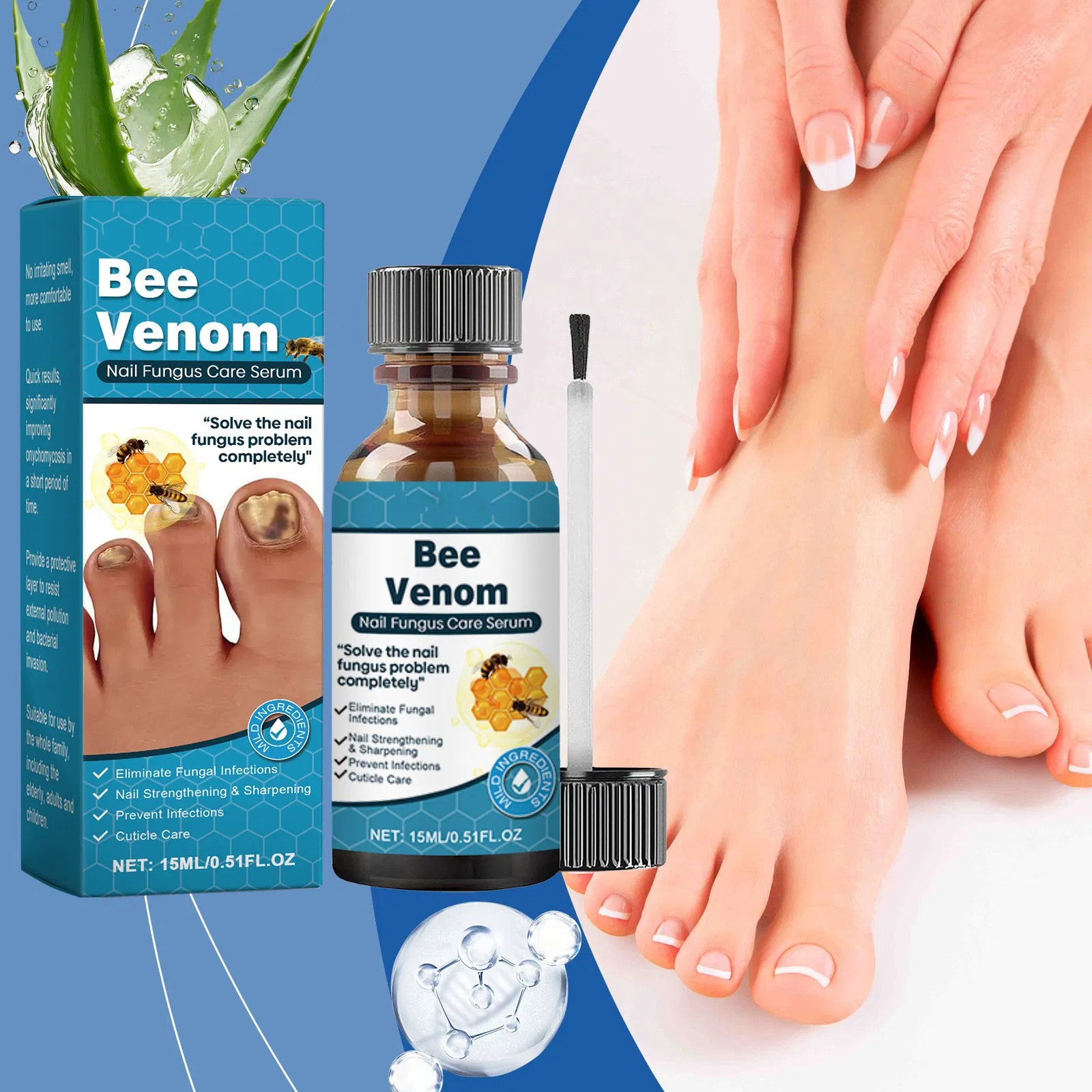 Professional Fungal Nail Gel Finger Feet Nail Care Toe Nail Fungus Treatment