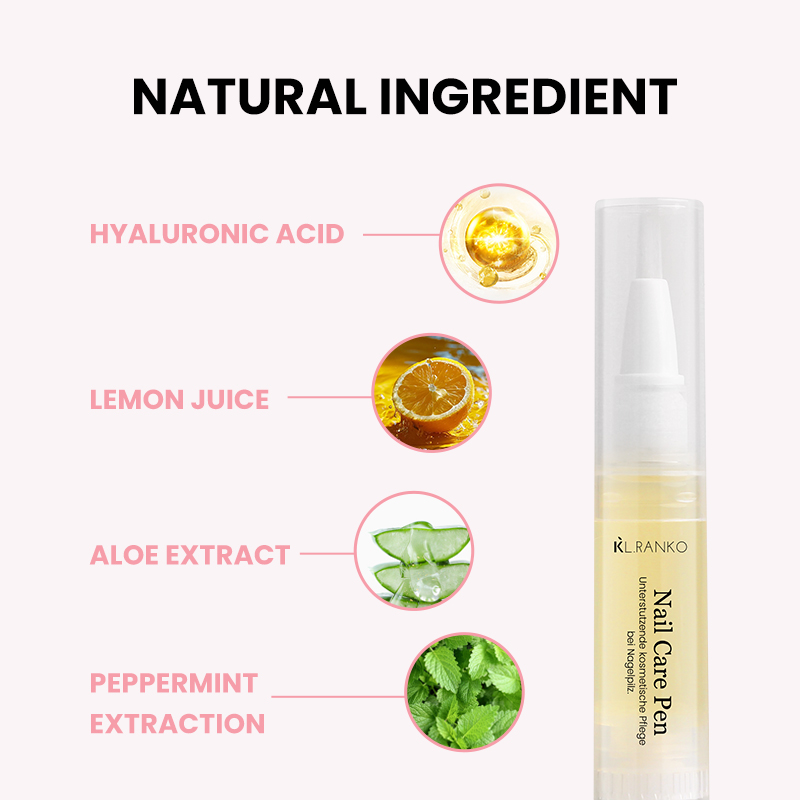 OEM Organic Nail Growth Oil for Strength Moisture Nail Care Blend Pen With Jojoba Argan Coconut Nourishing Oils Oil for Cuticle