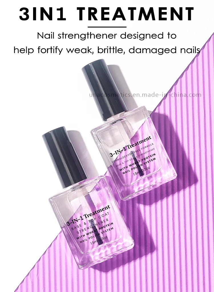 3 in 1 Nail Hardener Strengthener Treatment for Weak and Damaged Nails Nail Strengthen Growth