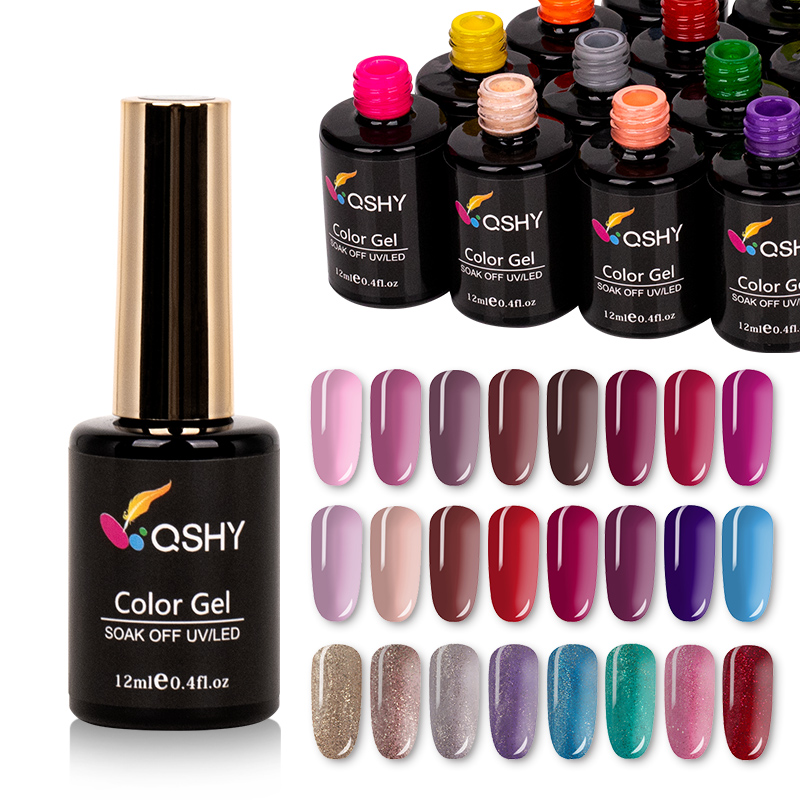 Professional Salon Nail Art Kit High Quality 12-Color Gel Nail Polish Set Permanent Magnetic Organizer for Nail Beauty