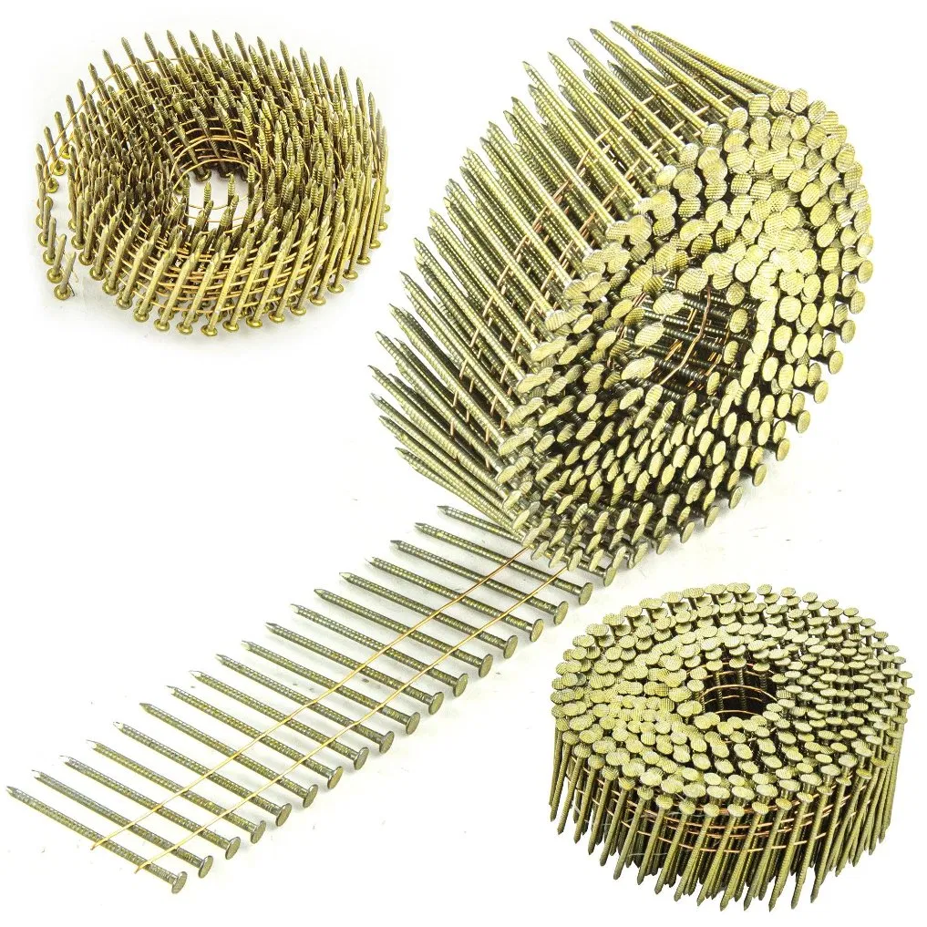 Nail Supplies/ Manufacturer: Staples/Screw/ Finish Nails/ Collated Framing Nails/ Roofing Nails Wire Coil Nails with CE for Pneumatic Nailer &amp; Wood Pallet
