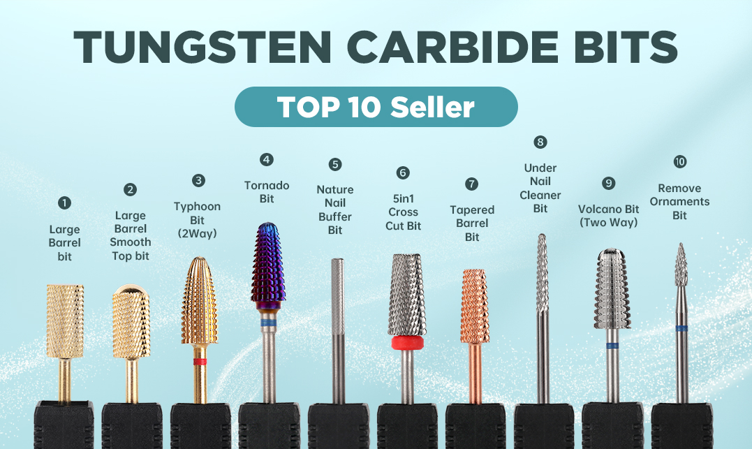 Nail Drill Bits Banner