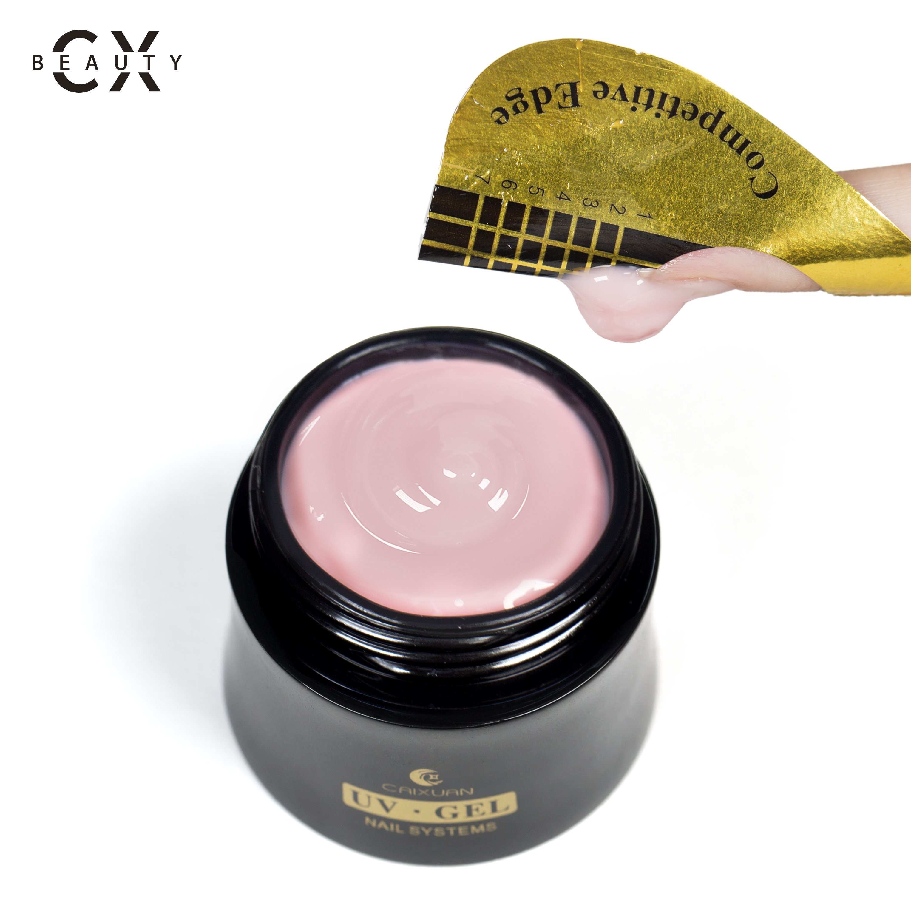 logo Professional Camouflage Uv Gel Build Gel, pink Building Glue Gel for Nail Extension