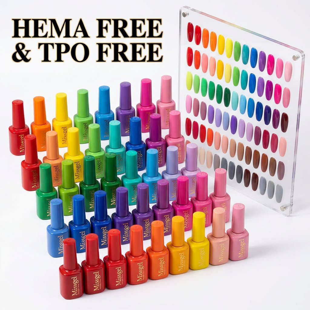Missgel Wholesale 188 Colors UV Gel Nail Polish Set HEMA Free Non-Toxic Soak Off LED UV Gel Varnish Professional Salon Nail Kit