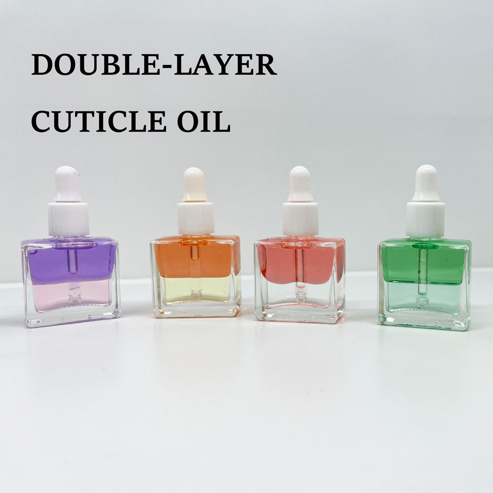 OEM ODM Double-Layer Nail Cuticle Oil Series Moisturizing and Softening Hand &amp; Feet Care Oil Organic Nails Cuticle Oil