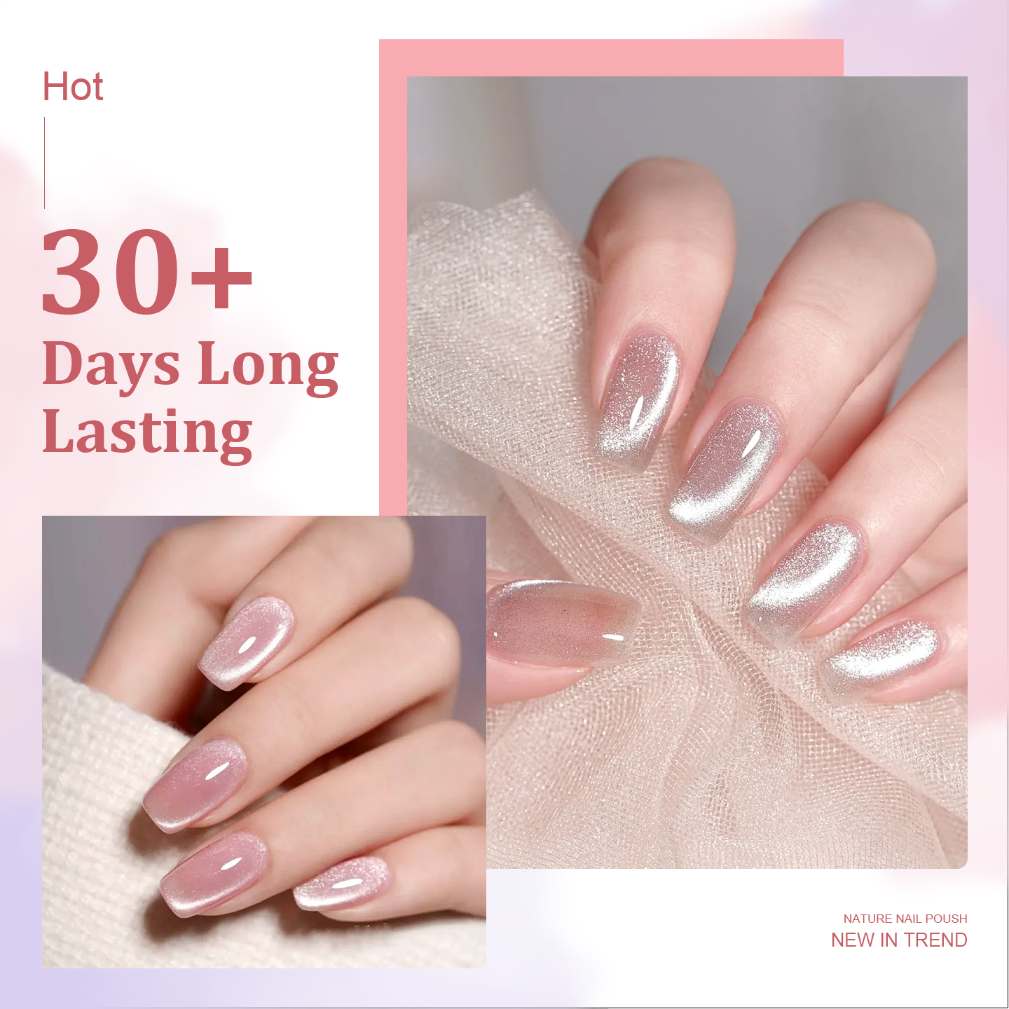 Miss Gooey Non Toxic 24 Colors Cat Eye Gel Polish Wholesale Hema Free OEMODM Magnetic Nail Polish Professional Nail Gel Polishes