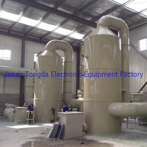 Tongda11 Gas Treatment Tower Exhaust Tower Waste Gas Exhaust Treatment with Electroplating Machine