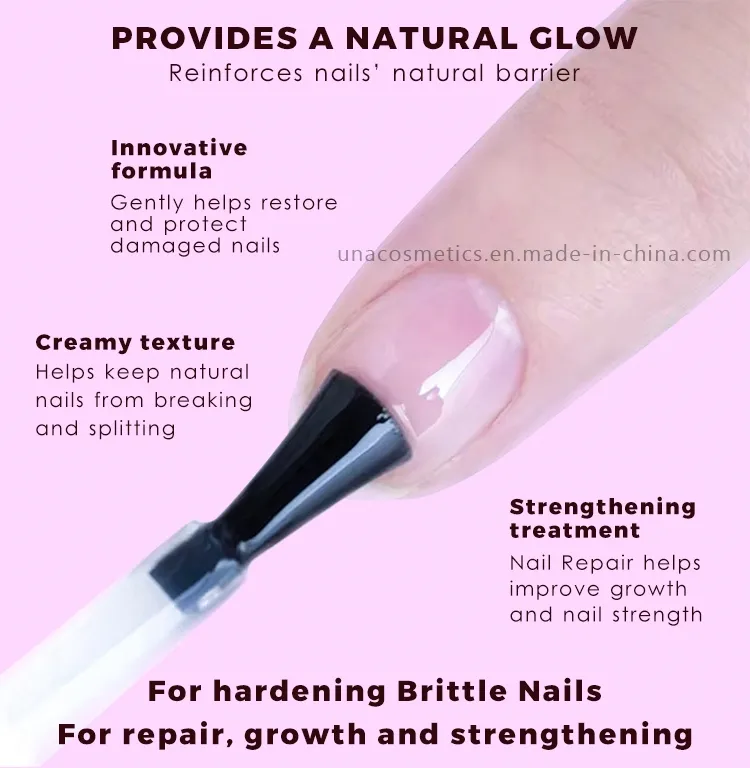 3 in 1 Nail Hardener Strengthener Treatment for Weak and Damaged Nails Nail Strengthen Growth