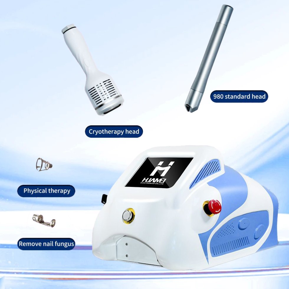 Weifang Huamei 980nm Semiconductor Laser Treatment for Nail Fungus/980nm Laser Vascular Resection 980nm Semiconductor Laser