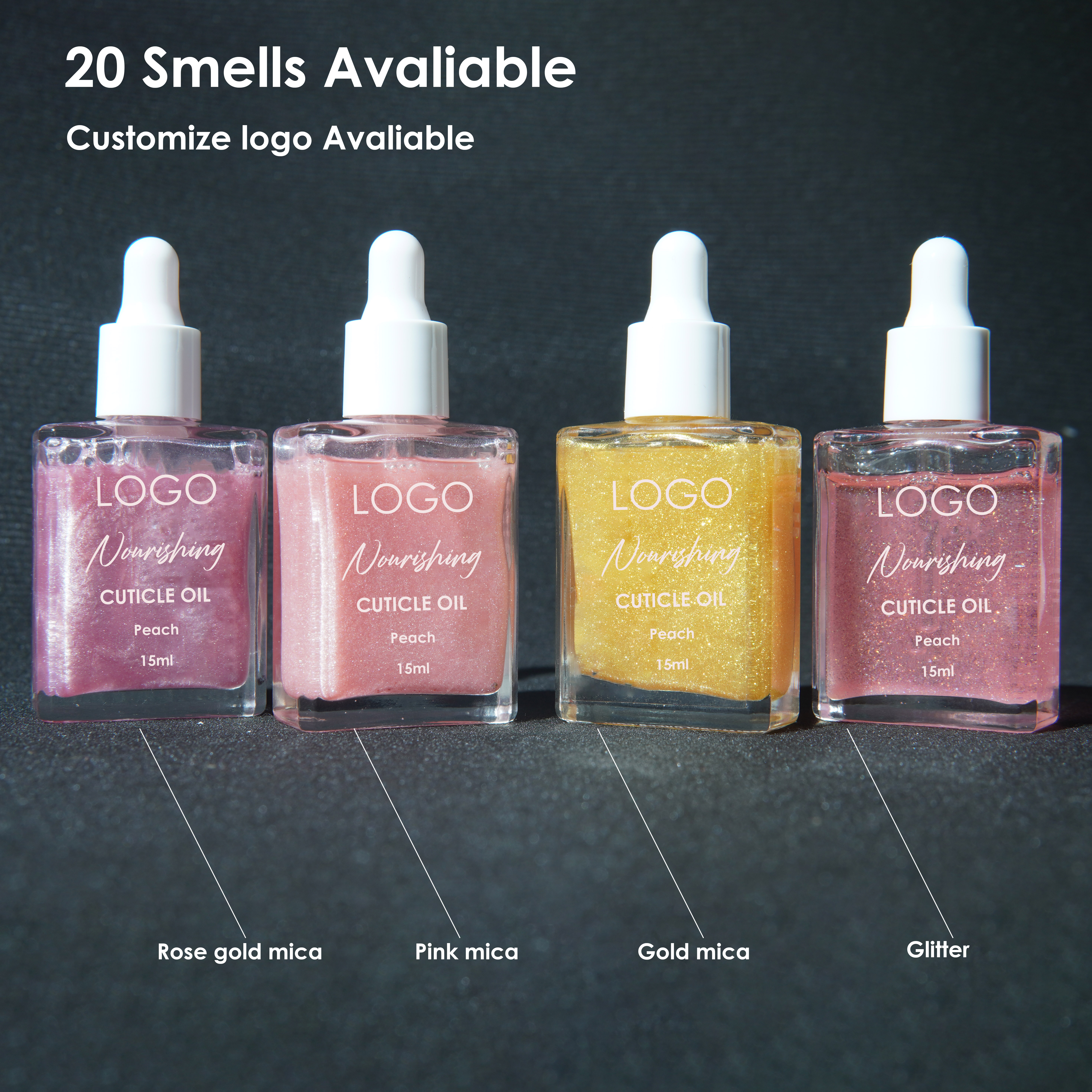 Best Seller Shimmer Nail Cuticle Oil Natural Organic Jojoba Cuticle Oil