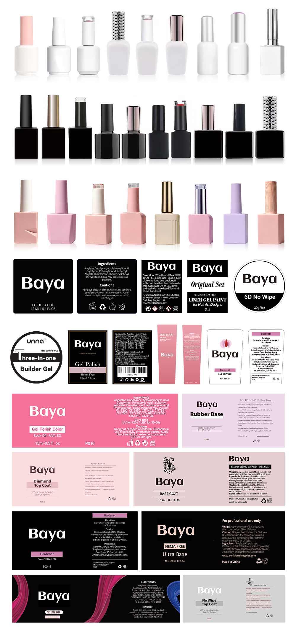 UV Gel Factory OEM ODM Private Label Gel Polish Nail Products Uv Gel Nail Polish Factory Price With 1000+ Colors Wholesale