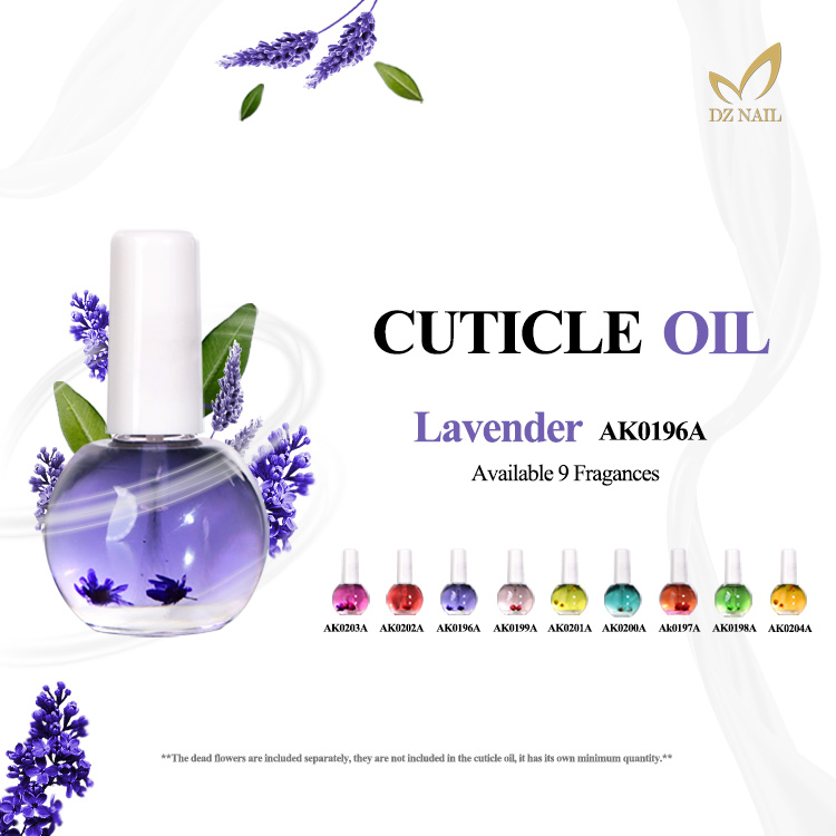 OEM Environmental Harmless Nail Gel Polish Care Dry Flower Blossom Organic Fruit Natural Extract Private Label logo Cuticle Oil
