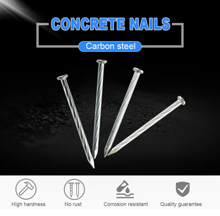 Hardened Concrete Nail Detail