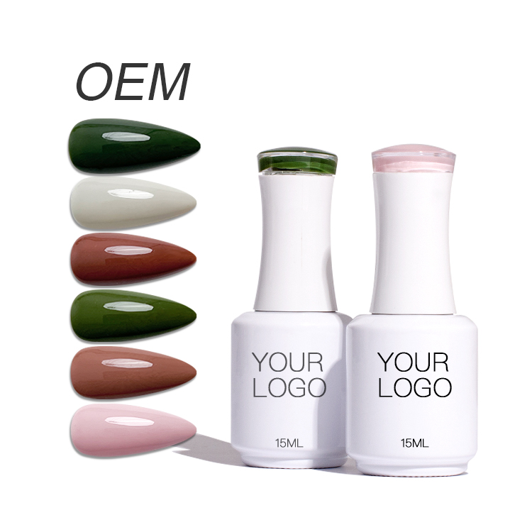 15 ML Organic Vegan High Pigment Non-Toxic Quick Dry LED UV Environment-Friendly 30-Day Lasting Nail Gel Polish Set Salon Custom